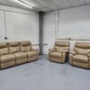 Harveys Leather 3 Piece Electric Recliner Suite - Image 6