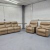 Harveys Leather 3 Piece Electric Recliner Suite - Image 5