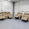 Harveys Leather 3 Piece Electric Recliner Suite - Image 3