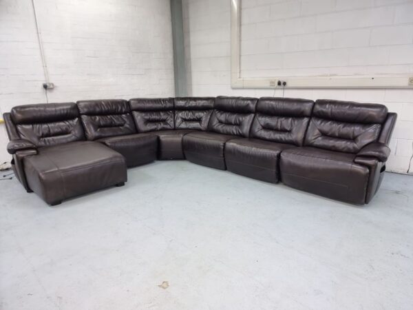 Dfs Chaise Leather Recliner Corner Sofa