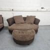 Brown Sofa and Love Seat - Image 5