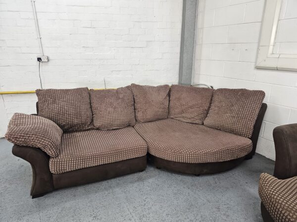 Brown Sofa and Love Seat - Image 4