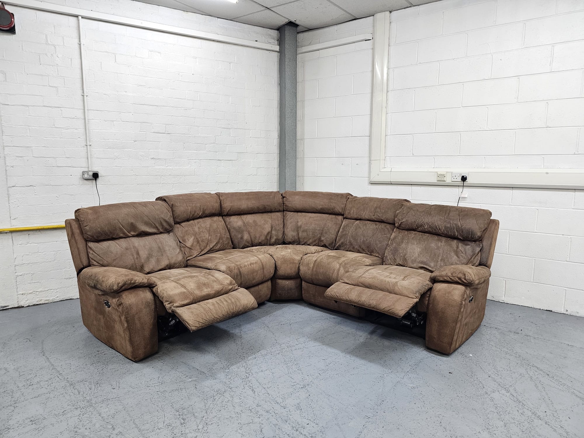 Suede lazy boy recliner best sale