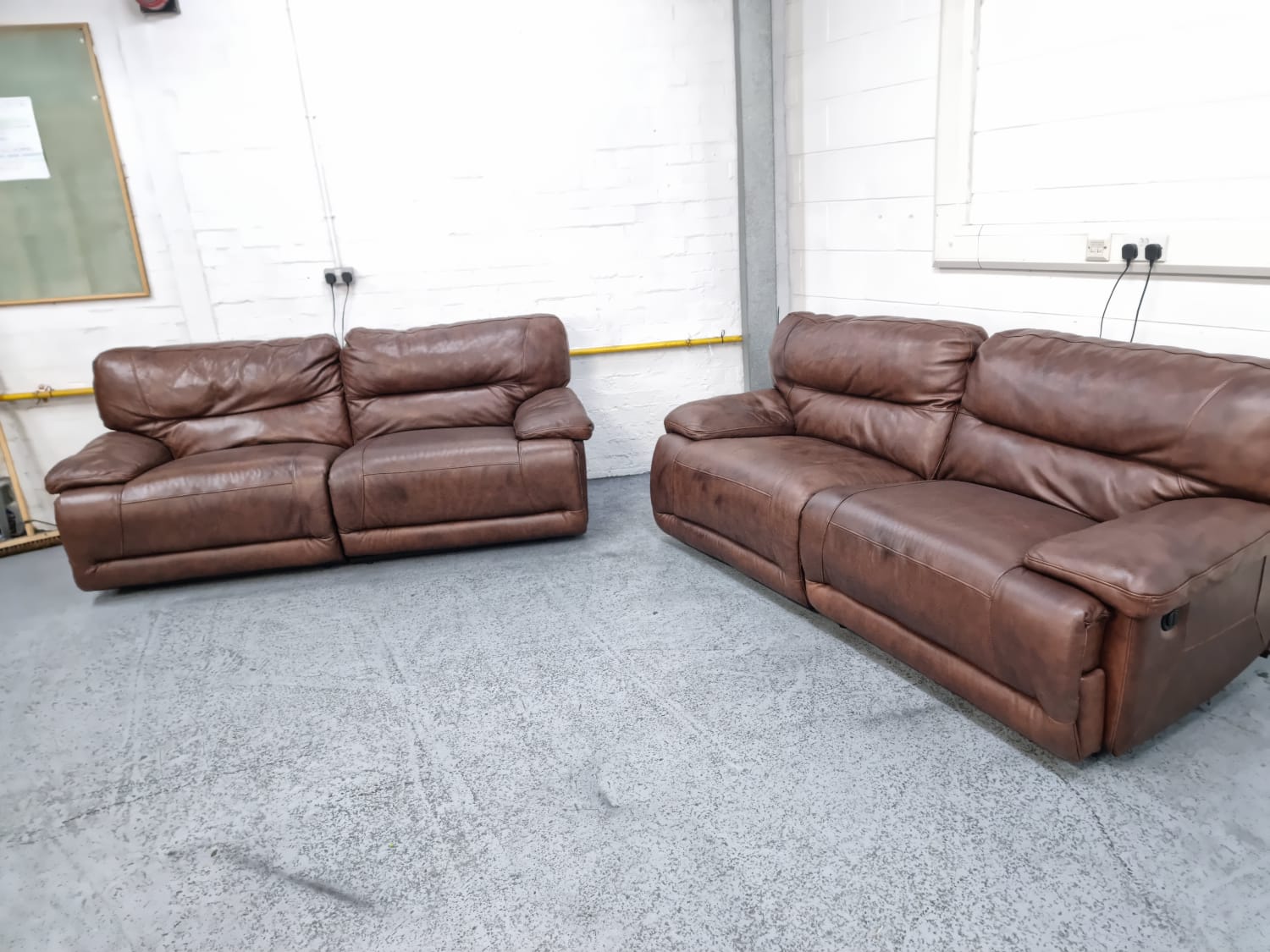 3 seater leather sofa harveys deals
