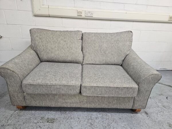 Scs Grey Fabric 2 Seater Sofas - Image 7