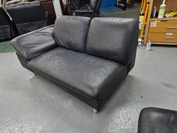 Italian Corner Sofa and 2 Seater Chaise with Chair - Image 5