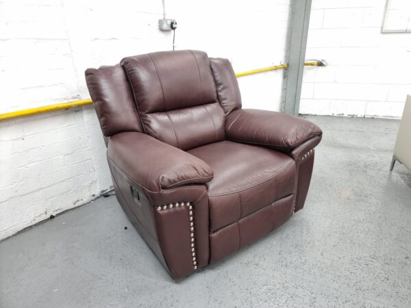 Leather Single Chair Recliner - Image 2