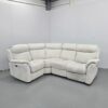 Furniture Village Oat Fabric Electric Recliner Corner Sofa - Image 4