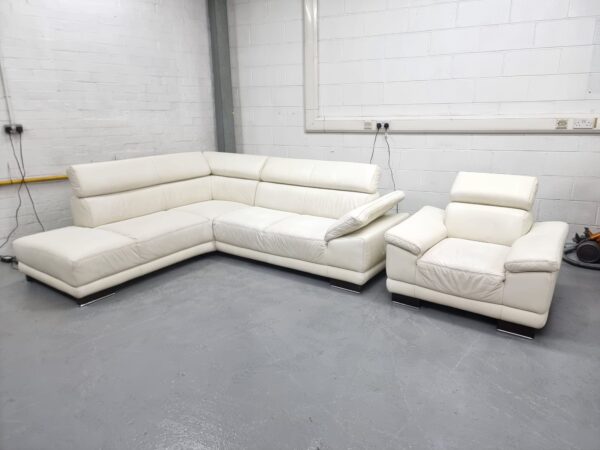 Dfs Leather Corner Sofa and Chair