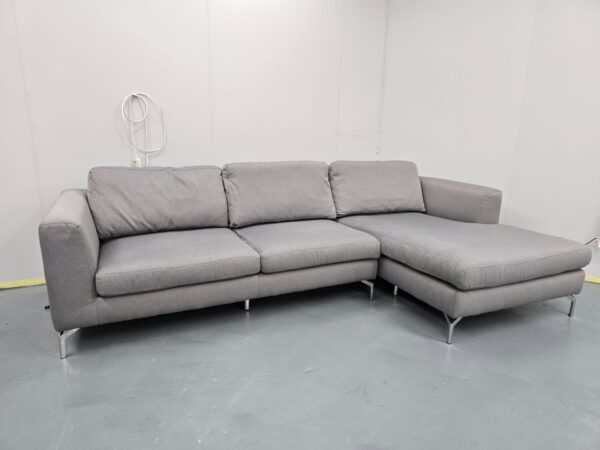 Dfs Grey Fabric 3 Seater Chaise Sofa - Image 2
