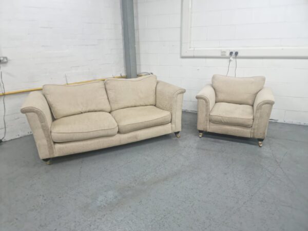 Laura Ashley 3 and 1 Seater Sofa and Chair