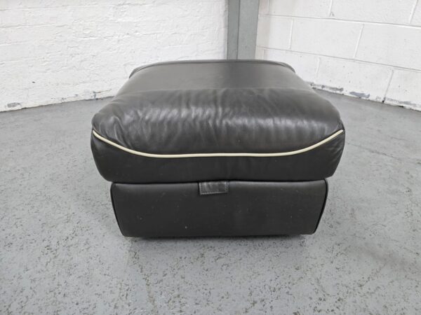 Lazyboy Raleigh Two-Tone Grey Leather 3 and 2 Seater Electric Recliner Sofas with USB - Image 7