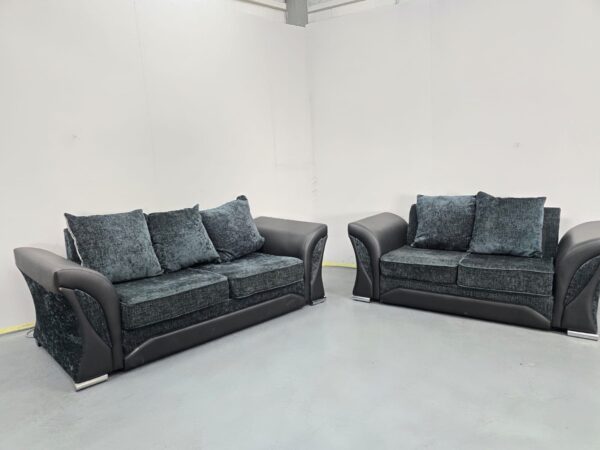 Fabric 3 and 2 Seater Sofas - Image 3