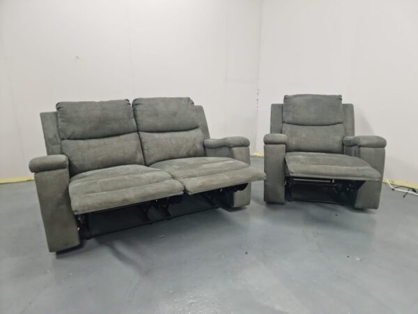 Dfs 2 and 1 Seater Manual Recliners Sofa and Chair - Image 5