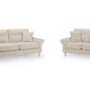 Florence Beige Fabric 3 and 2 Seater Sofas