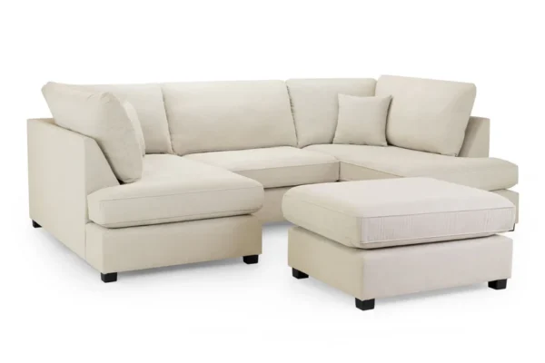 Carnaby Beige U Shape Corner Sofa