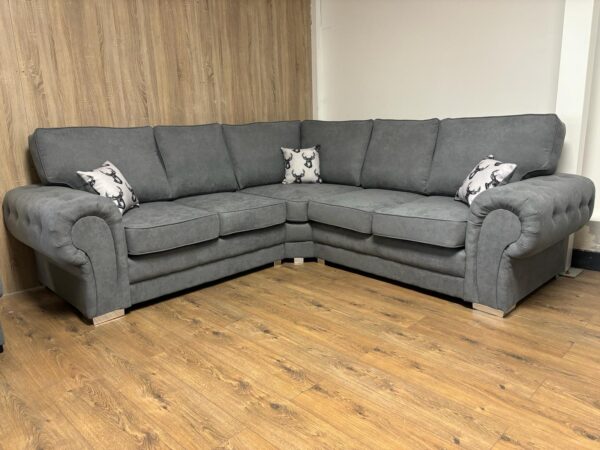 Verona Grey Corner Sofa