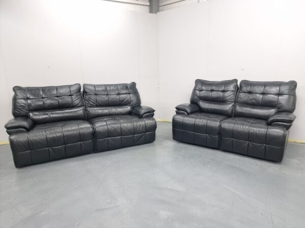 Sofology Premium Leather Electric Reclining Three and Two-Seater