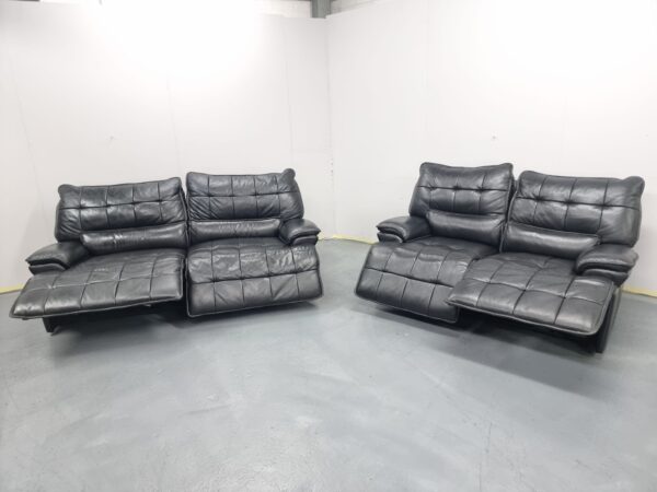 Sofology Premium Leather Electric Reclining Three and Two-Seater - Image 9