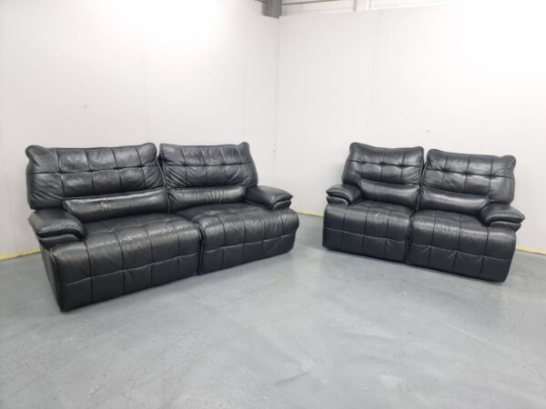 Sofology Premium Leather Electric Reclining Three and Two-Seater - Image 5
