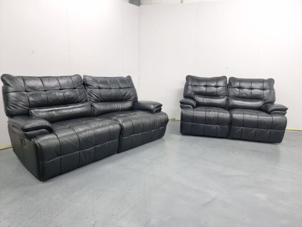 Sofology Premium Leather Electric Reclining Three and Two-Seater - Image 2