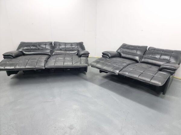 Sofology Premium Leather Electric Reclining Three and Two-Seater - Image 6