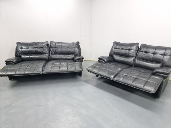 Sofology Premium Leather Electric Reclining Three and Two-Seater - Image 8