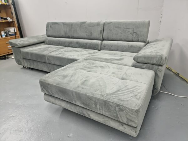 Torezio Grey Right Hand Facing Corner Sofabed - Image 2