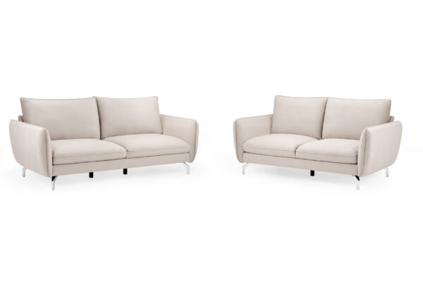 Lavard Beige 3 and 2 Seater Sofas