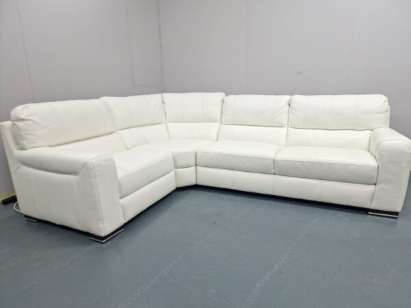 Ex Display Scs Luca Natura Leather Corner Sofa - Image 4