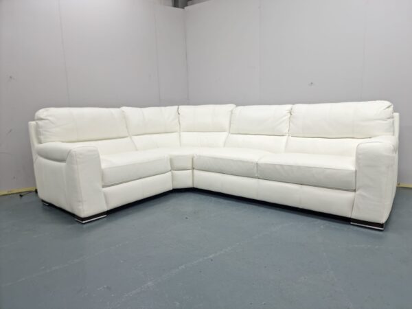 Ex Display Scs Luca Natura Leather Corner Sofa - Image 2