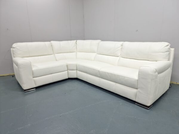 Ex Display Scs Luca Natura Leather Corner Sofa - Image 3