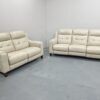 Violino Italian Full Premium Leather 3 and 2 Seater Electric Recliner Sofas - Image 2