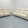 Violino Italian Full Premium Leather 3 and 2 Seater Electric Recliner Sofas - Image 3