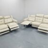 Violino Italian Full Premium Leather 3 and 2 Seater Electric Recliner Sofas - Image 5