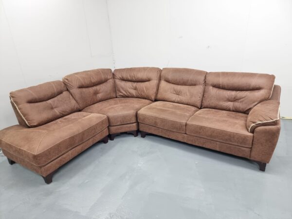 Harvey's Suede Corner Sofa - Image 4