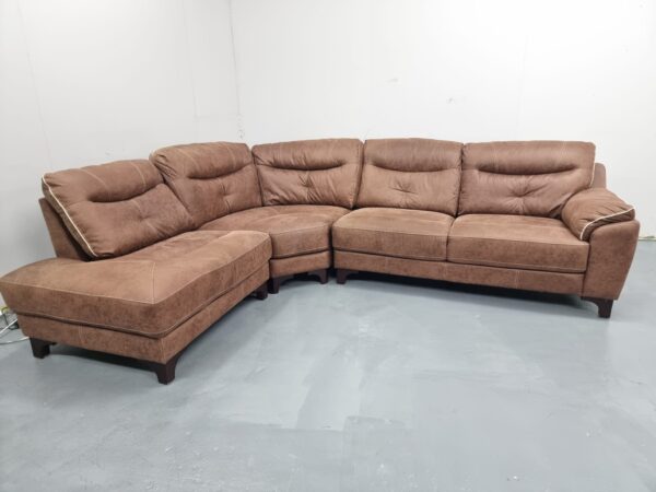 Harvey's Suede Corner Sofa - Image 5