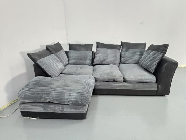Fabric Small Corner Sofa - Image 3