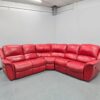 Lazyboy Red Leather Electric Recliner Corner Sofa - Image 3