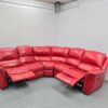 Lazyboy Red Leather Electric Recliner Corner Sofa - Image 7