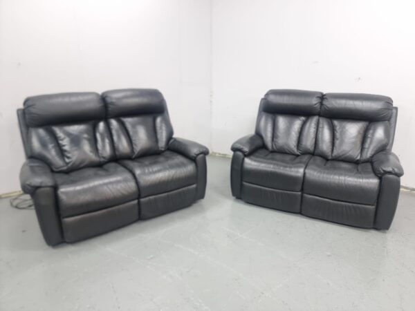 Lazyboy Leather Static 2 Seater and 2 Seater Electric Recliner Sofas