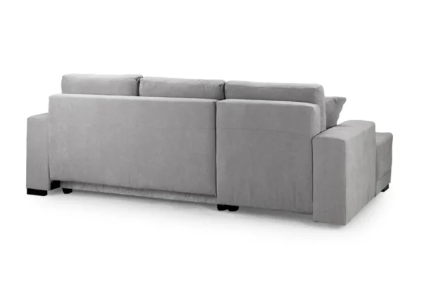 Cimiano Grey Fabric Left Hand Facing Corner Sofabed - Image 2