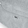 Canterbury Grey Fabric Recliner Corner Sofa with Cup Holders and USB - Image 6
