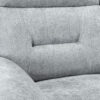 Canterbury Grey Fabric Recliner Corner Sofa with Cup Holders and USB - Image 5