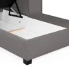 Milan Grey Fabric Corner Sofabed - Image 4
