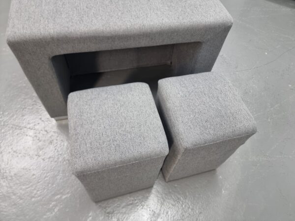 Brand New Artemis Grey Fabric Universal Corner Sofabed - Image 7