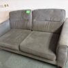 Dfs Grey Suede 2 Seater Sofa - Image 3