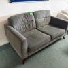 Dfs Grey Suede 2 Seater Sofa