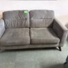 Dfs Grey Suede 2 Seater Sofa - Image 2
