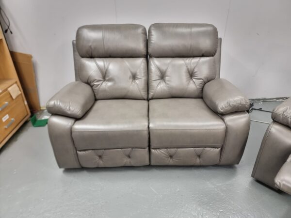 Cody Leather 2 Seater Manual Recliner Sofa